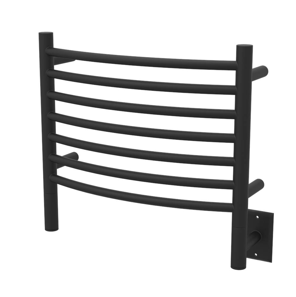 Amba Products Amba Jeeves 20-1/2-Inch x 18-Inch Curved Towel Warmer, Matte Black