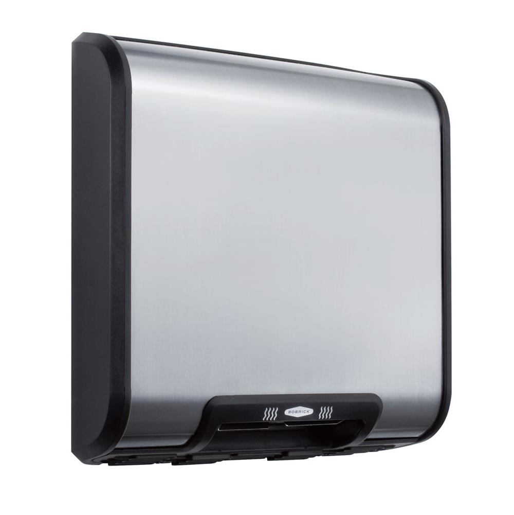 Bobrick Trimdry Ada Surface-Mounted Hand Dryer, Stainless Steel Cover 115V