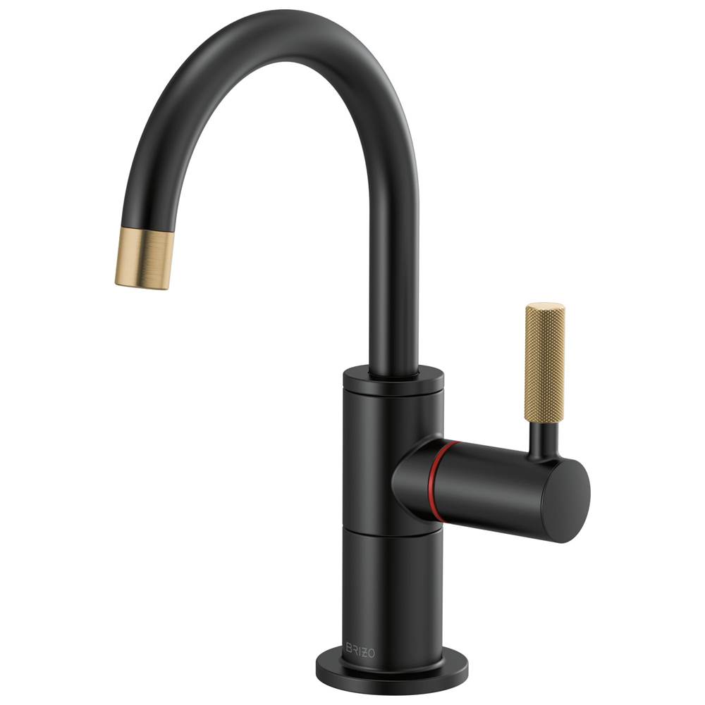 Brizo Litze® Instant Hot Faucet with Arc Spout and Knurled Handle