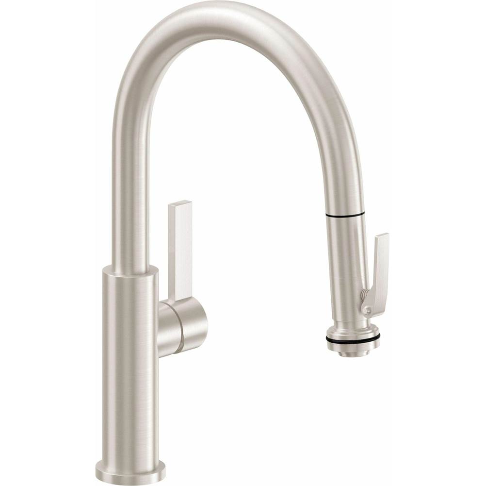 California Faucets Pull-Down Kitchen Faucet with Squeeze Sprayer  - Low Arc Spout