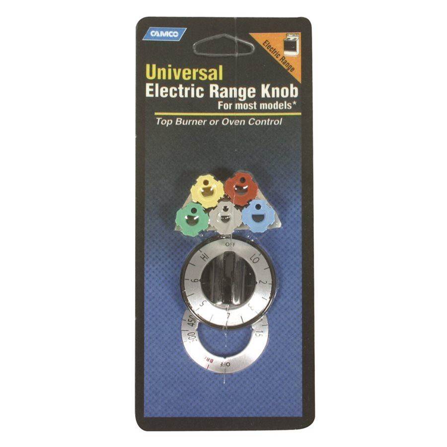 Camco Knob Kit Black Electric Range Oven 1/Card