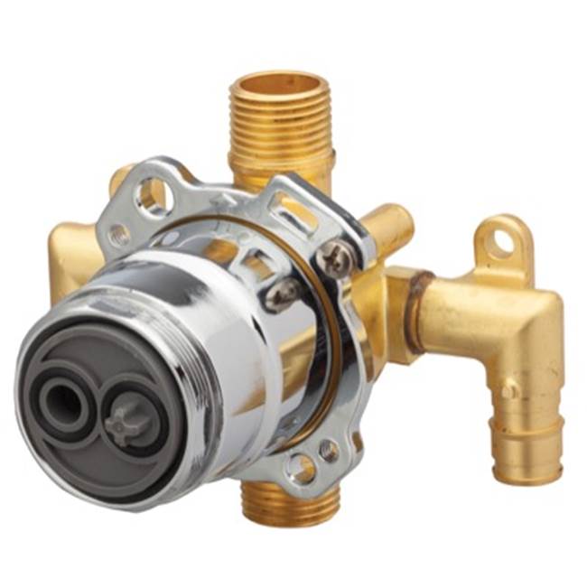 Gerber Plumbing Treysta Tub & Shower Valve- Vertical Inputs WITHOUT Stops- Cold ExpansionPex