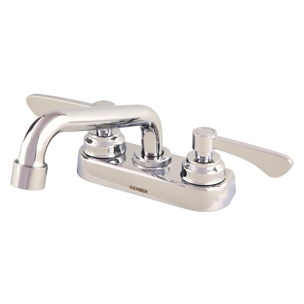 Gerber Plumbing Commercial Two Lever Handle Laundry Tub Faucet Chrome