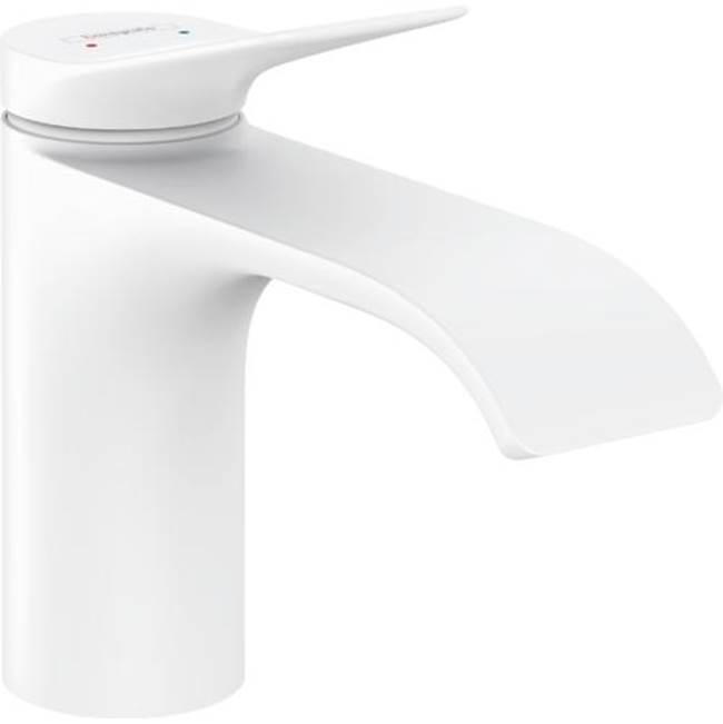 Hansgrohe Vivenis Single-hole Faucet 80 with Pop--Up Drain, 1.2 GPM in Matte White