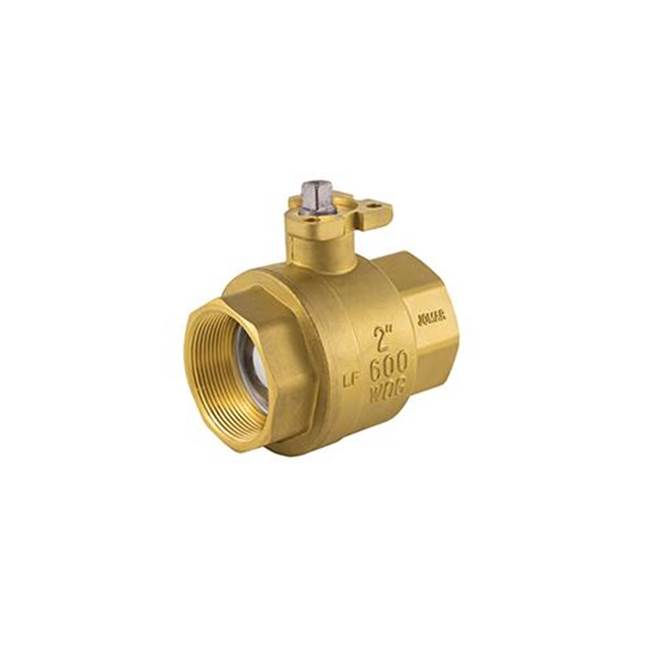 Jomar International LTD Brass, 2 Piece, Full Port, Threaded Connection, 600 Wog, Iso Mounting Pad, Stainless Steel Ball And Stem 1''