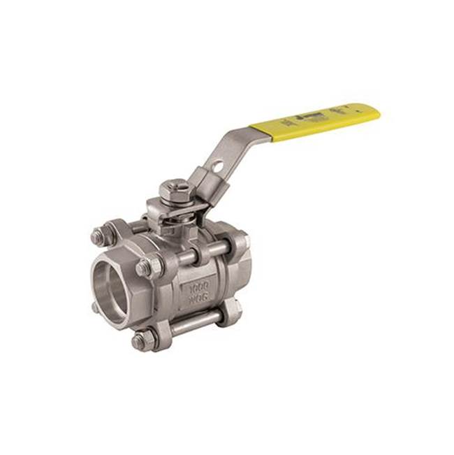 Jomar International LTD Full Port, 3 Piece 4 Bolt, Swing Out Body, Socket Weld Connection, 1000 Wog, Stainless Steel Ball And Stem 2''