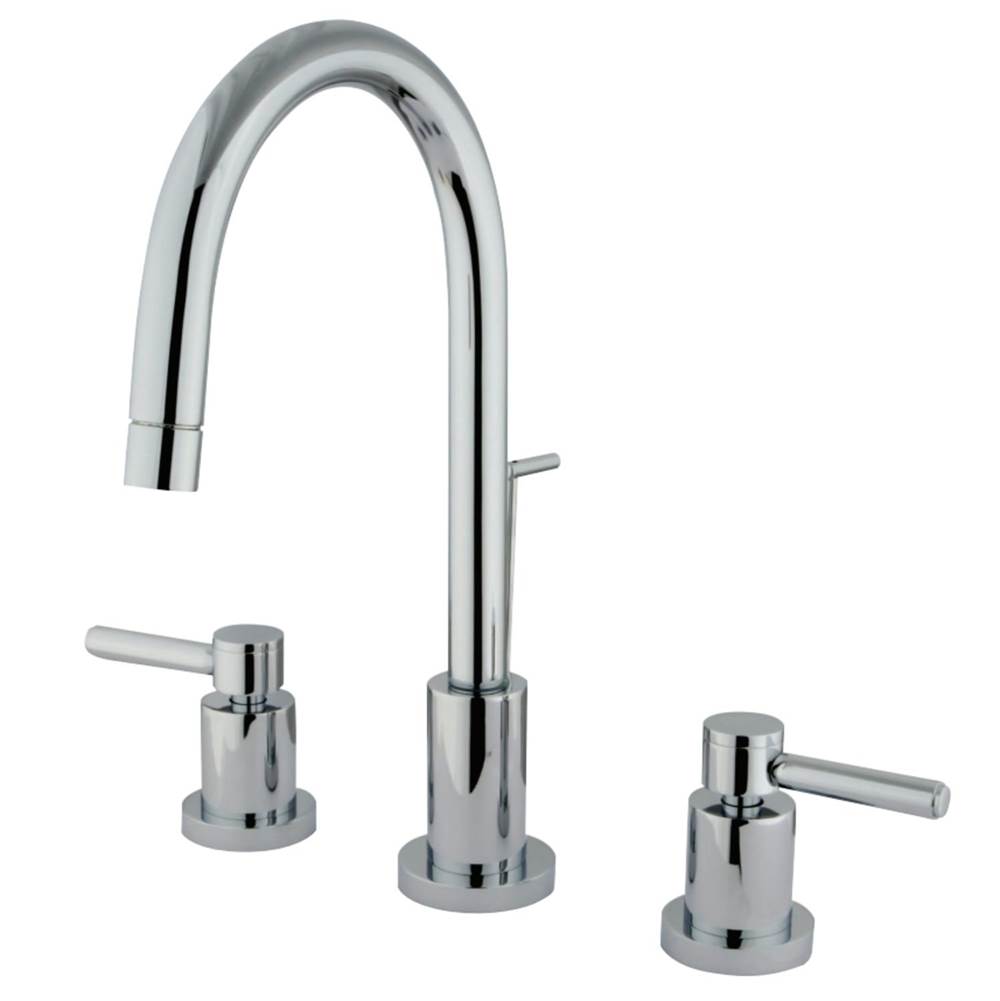 Kingston Brass Concord Widespread Bathroom Faucet, Polished Chrome