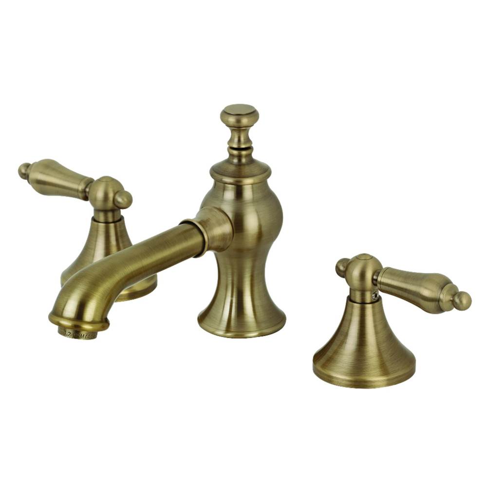 Kingston Brass Vintage 8 in. Widespread Bathroom Faucet, Antique Brass