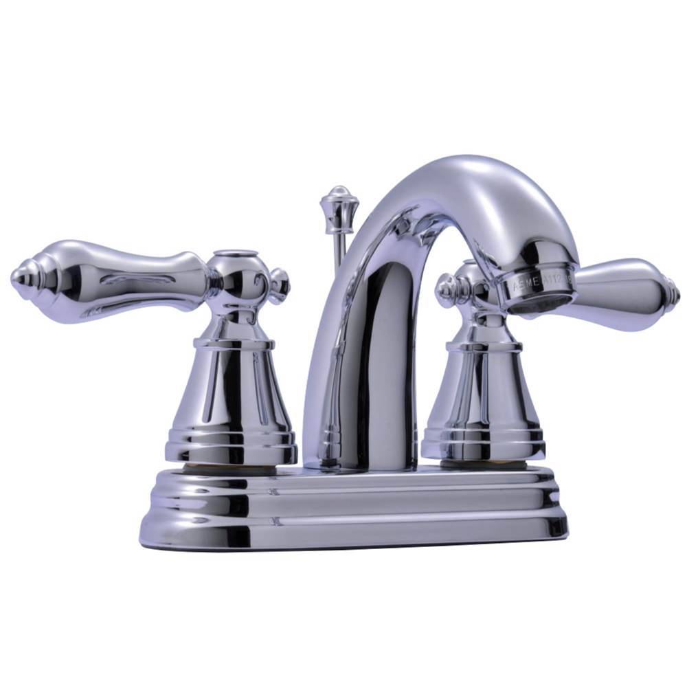 Kingston Brass Fauceture English Classic 4 in. Centerset Bathroom Faucet with Retail Pop-Up, Polished Chrome