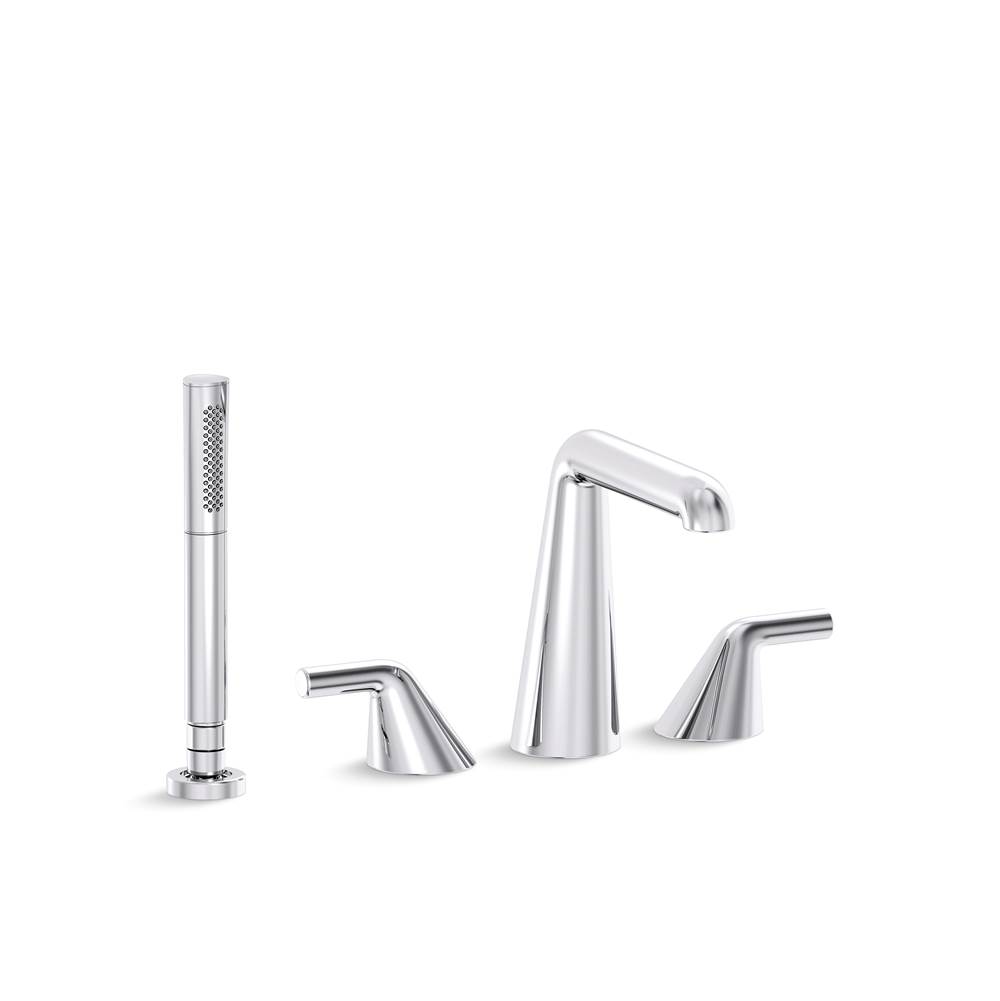 Kallista Taper® Deck-Mount Bath Faucet W/ Diverter, Lever Handles