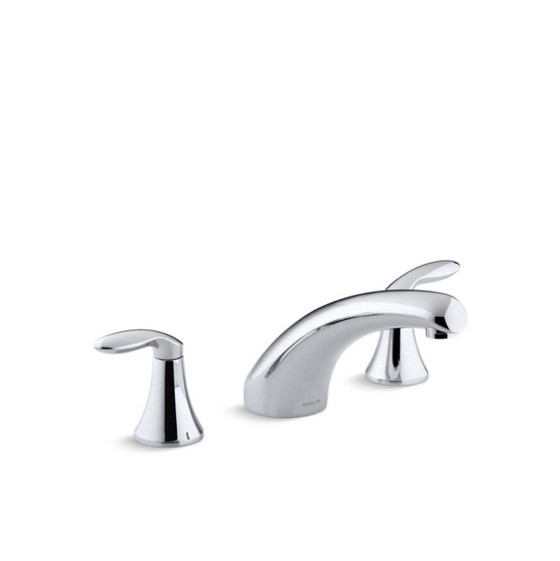 Kohler Coralais® Deck-mount high-flow bath faucet trim with lever handles