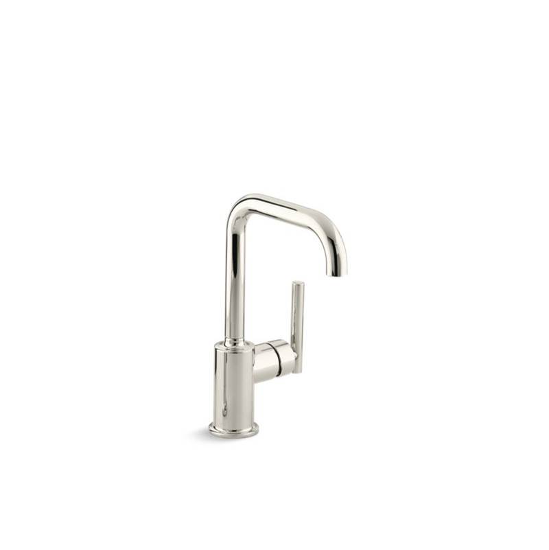 Kohler Purist® single-hole kitchen sink faucet with 6'' spout