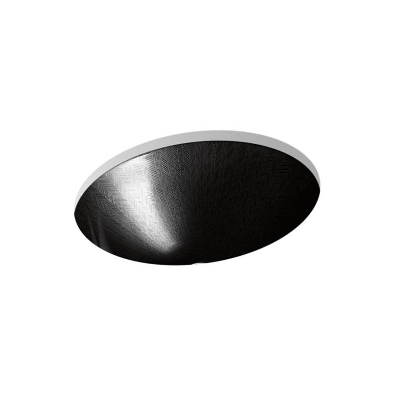 Kohler Sartorial™ Herringbone Caxton® Oval Undermount bathroom sink