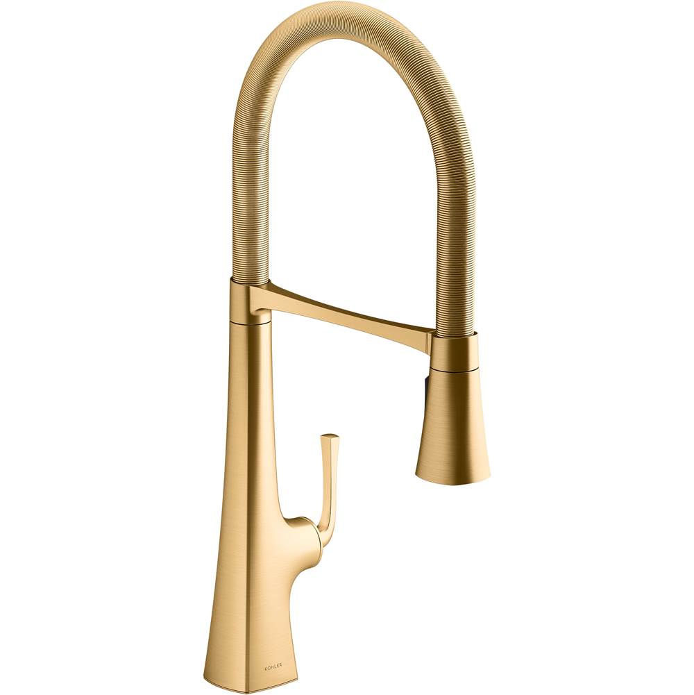 Kohler Graze® Single-handle semi-professional kitchen sink faucet with 24-5/16'' spout