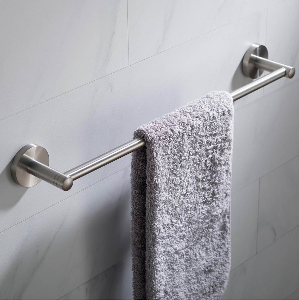 Kraus Elie 18-inch Bathroom Towel Bar, Brushed Nickel Finish