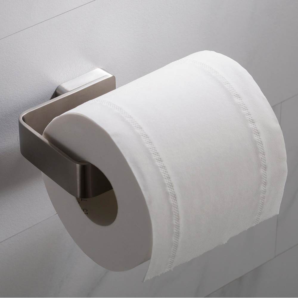 Kraus Stelios Bathroom Toilet Paper Holder, Brushed Nickel Finish