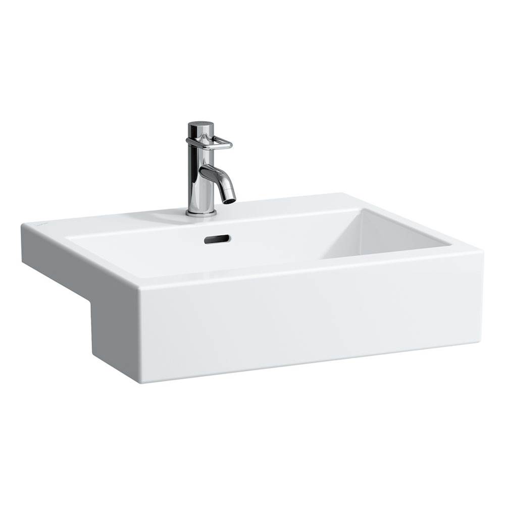 Laufen Semi-recessed washbasin, rectangular