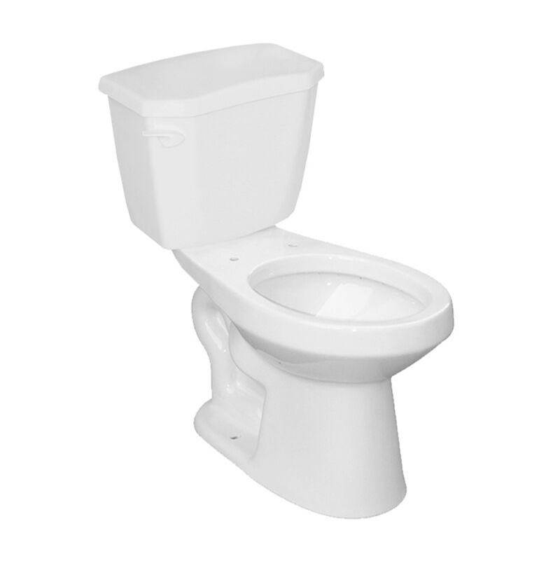Mainline Collection Ursa Round, Two-Piece, Standard Height, 12'' Toilet Combination with Fluidmaster Trim