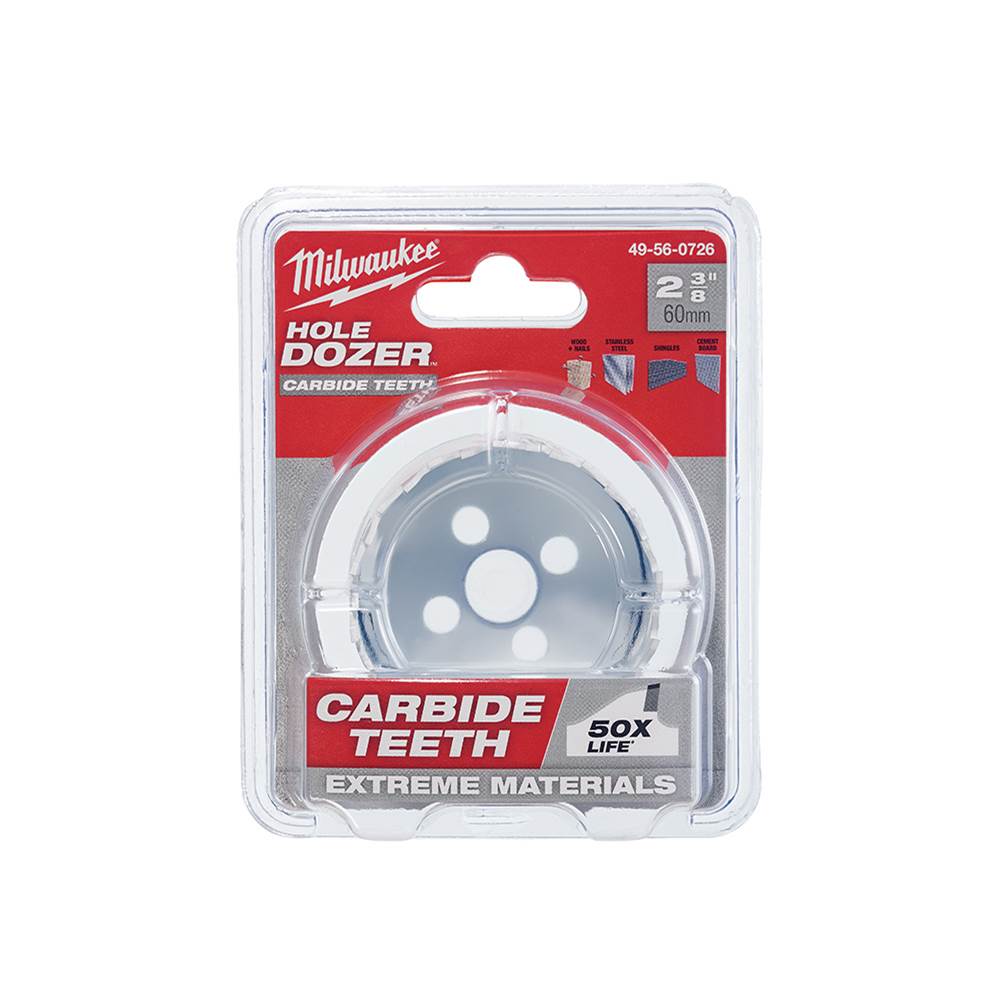 Milwaukee Tool 2-3/8'' Hole Dozer With Carbide Teeth