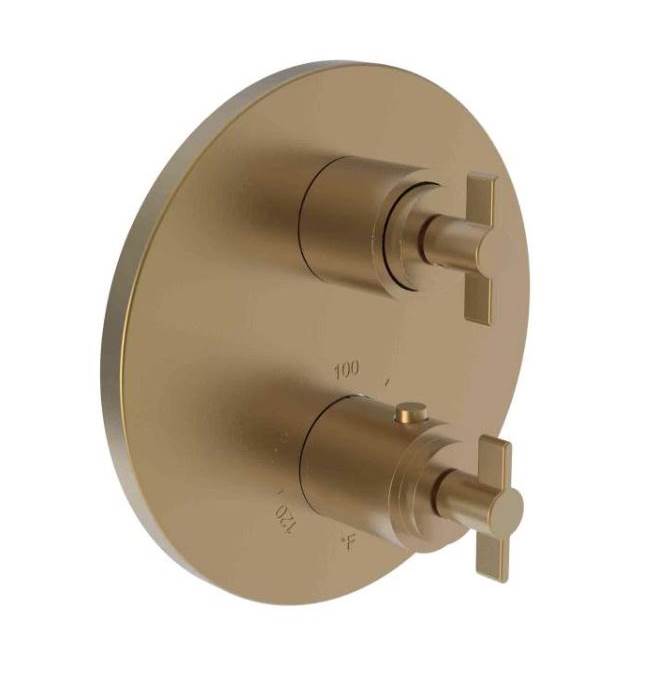 Newport Brass Tolmin 1/2'' Round Thermostatic Trim Plate with Handles
