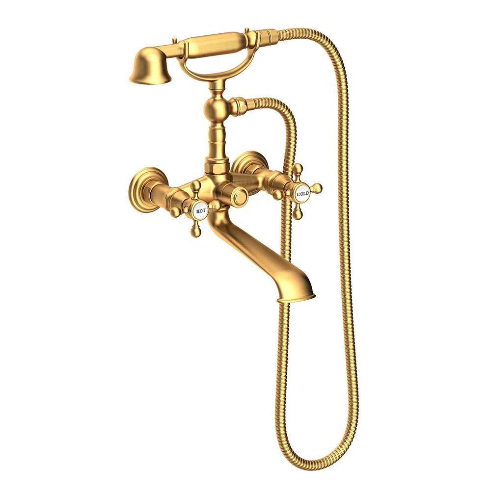 Newport Brass Astor Exposed Tub & Hand Shower Set - Wall Mount