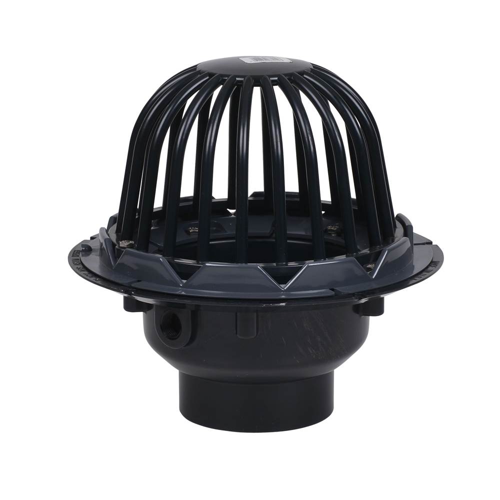 Oatey 4 In. Abs Roof Drain W/Plastic Dome And Guard