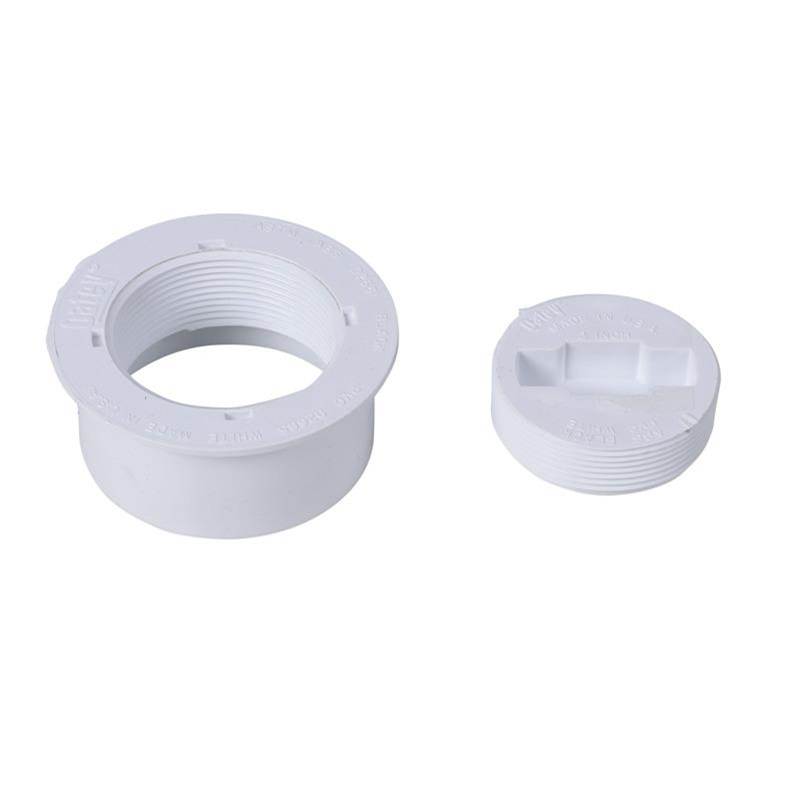 Oatey 3 In. Pvc Recessed Cleanout Plug