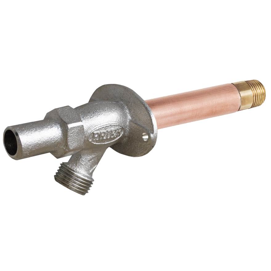 Prier Products C-234D 10'' Loose Key - Wall Hydrant - 1/2''Mptx1/2''Swt