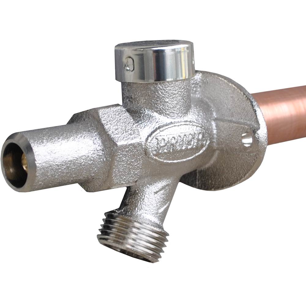 Prier Products C-244X 4'' Loose Key - Anti-Siphon Wall Hydrant - 1/2''Pex