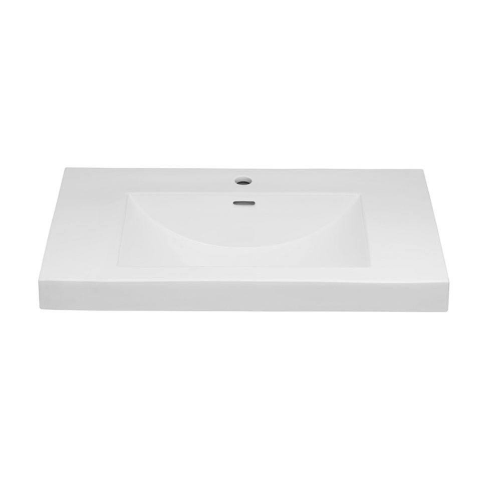 Ronbow 32'' Evin™  Ceramic Sinktop with Single Faucet Hole in White