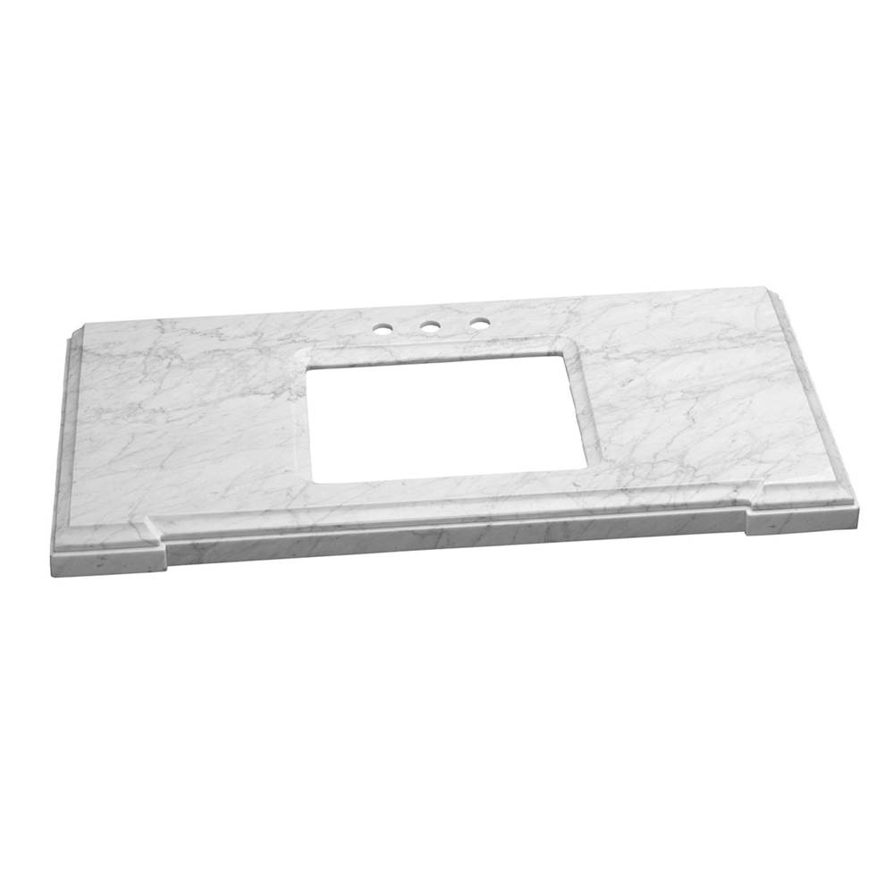 Ronbow 37'' x 22'' Torino Marble Vanity Top in Carrara White