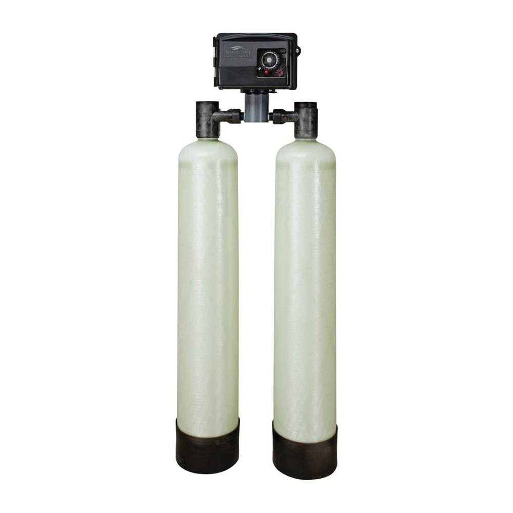 Sterling Water Treatment Iron Filter, (3)16 x 65Tanks, 21x62 SPEC Aeration Tank