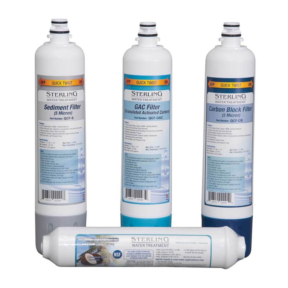 Sterling Water Treatment RO Replacement Pack for QCRO-50, less membrane