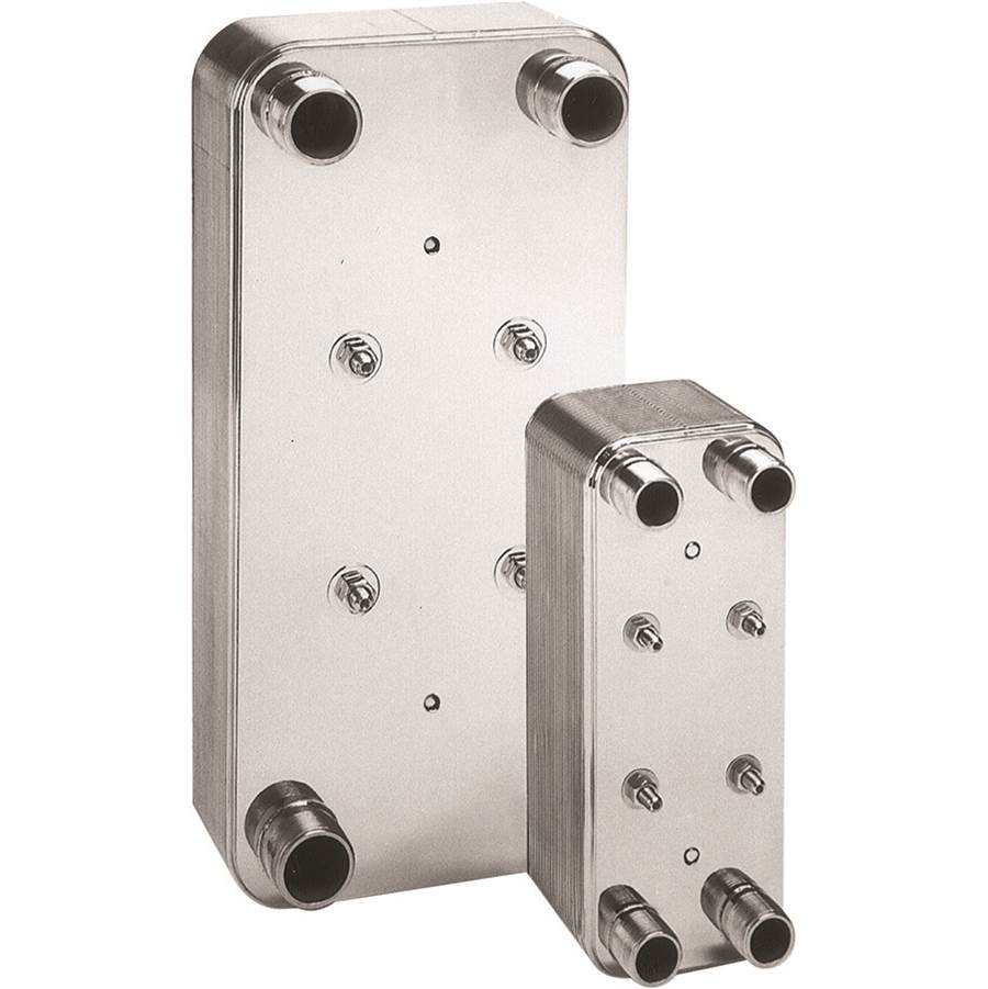 Viega Heat Exchanger, Brazed Stainless Steel, W[In]: 5; L[In]: 12; H[In]: 6.7; Plates: 70