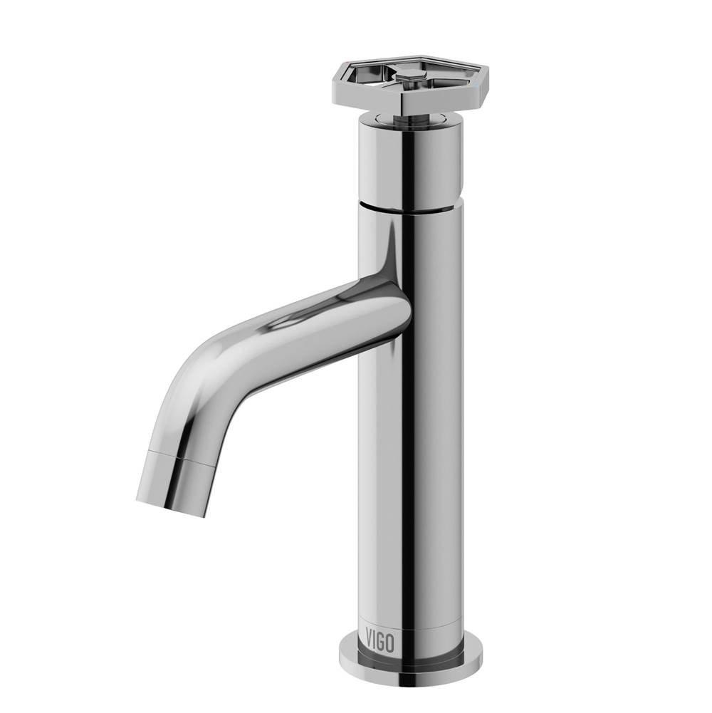Vigo Ruxton Single Handle Single-Hole Bathroom Faucet in Chrome