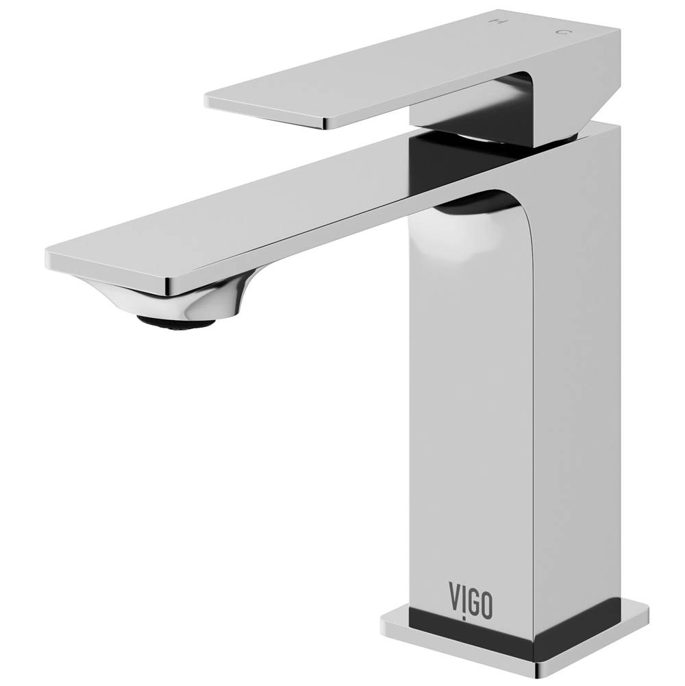 Vigo Dunn Single Handle Single-Hole Bathroom Faucet in Chrome