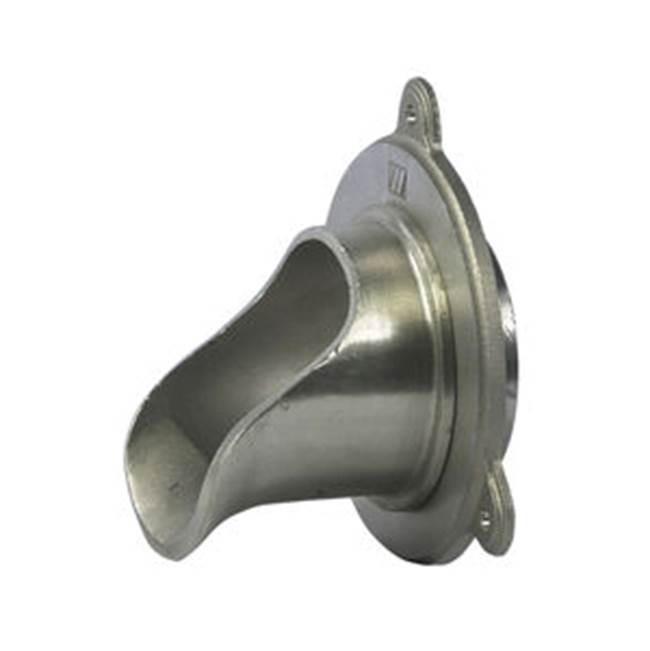 Watts Downspout Nozzle, Cast Nickel Bronze, Anchor Flange, Countersunk Mounting Holes, 3 IN IPS Threaded Connection