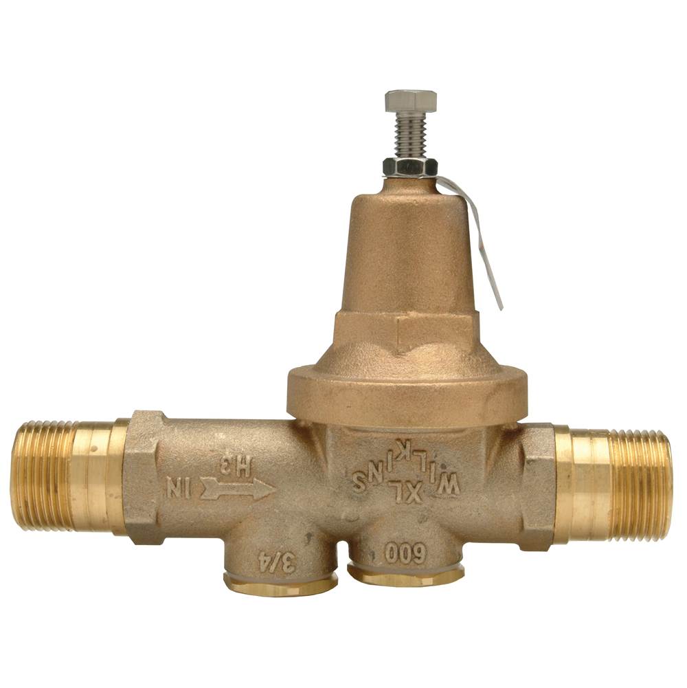 Zurn Industries 3/4'' 600XLDM Pressure Reducing Valve with Double Male Meter Connections
